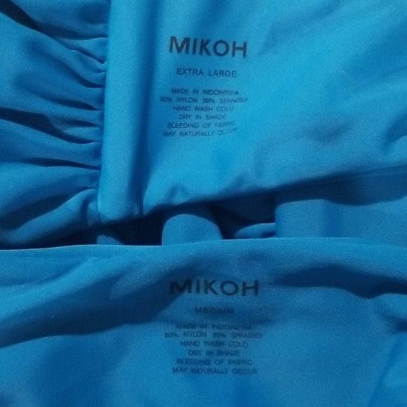 💕MIKOH💕 Macrame Bikini ~ Waimea Woven Halter Top XL & Cayman Bottoms M NWT - Picture 16 of 16